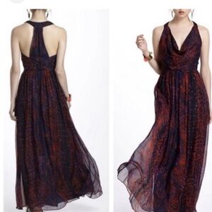 Anthropologie Seeped Sinopia HD in Paris Maxi Dress